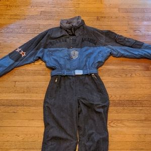 Vintage New Old Stock, tags 1980s Bogner Goan Thylmann Men's Ski Suit One Piece